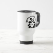 MUG DE VOYAGE PANDA ATHÉE DE MACHINE DE MASSACRE (Devant droit)
