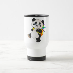 Mug De Voyage Panda Bear avec sac à dos