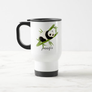 Mug De Voyage Panda Bear Boug de voyage personnalisé