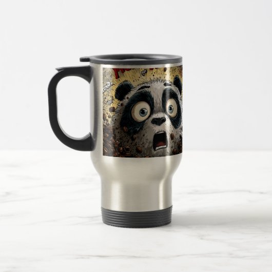 Mug De Voyage Panda Caféiné (Gauche)