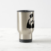 Mug De Voyage Panda d'art noir blanc (Centre)
