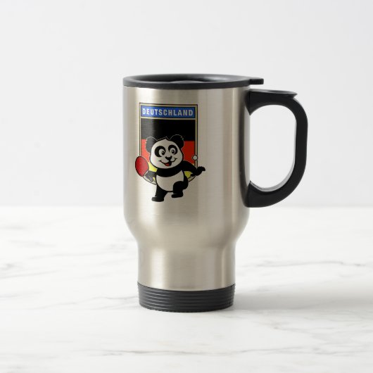 Mug De Voyage Panda de tennis de table en Allemagne (Droit)
