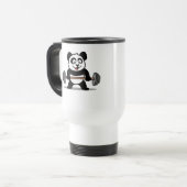 Mug De Voyage Panda d'haltérophilie (Devant gauche)
