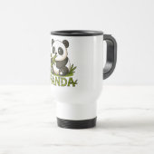 Mug De Voyage panda et bambou (Devant droit)