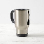 Mug De Voyage Panda noir et blanc (Devant gauche)