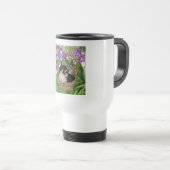 Mug De Voyage Panier adorable de bébés lapins (Devant droit)