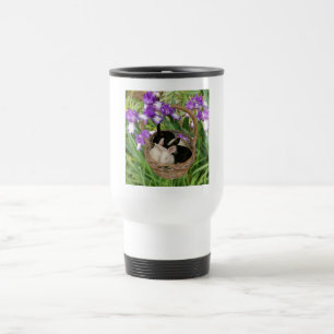Mug De Voyage Panier adorable de bébés lapins