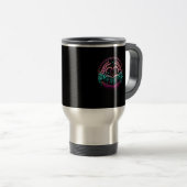 Mug De Voyage Panneau cardiaque Mains de squelette - Squelette É (Devant droit)