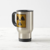 Mug De Voyage Panneau d'avertissement radioactif (Devant gauche)