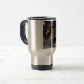 Mug De Voyage Panneau indicateur Rum Point Grand Cayman (Devant gauche)