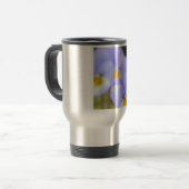 Mug De Voyage Pansies bleu pâle (Devant gauche)
