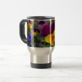 Mug De Voyage Pansies lumineuses (Devant gauche)