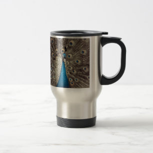 Mug De Voyage Paon Bleu Antique
