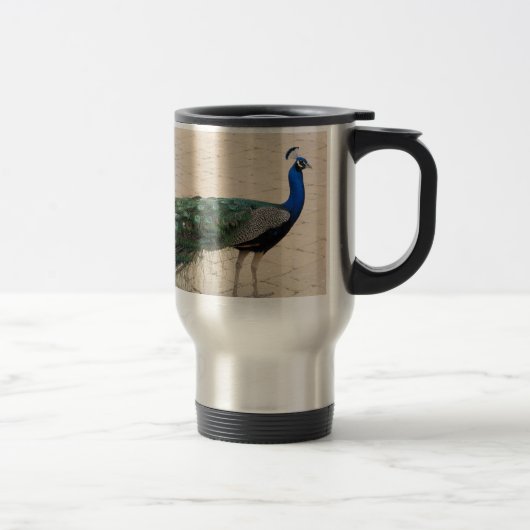 Mug De Voyage Paon renversant (Droit)
