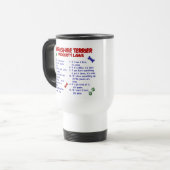 Mug De Voyage Papa 2 de Boston Terrier (Devant gauche)