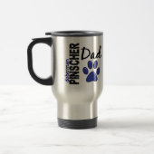 Mug De Voyage Papa 2 de Pinscher de dobermann (Gauche)