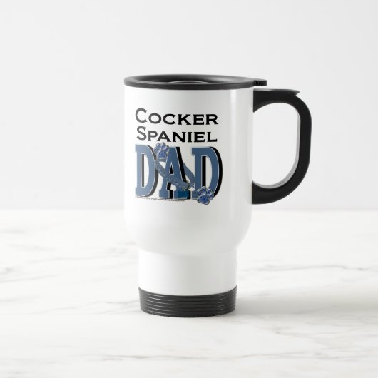 Mug De Voyage PAPA de cocker (Droite)