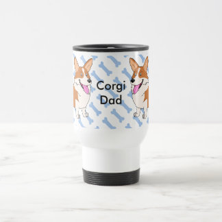 Mug De Voyage Papa de corgi de Gallois de Pembroke