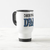 Mug De Voyage PAPA de dobermann (Devant gauche)