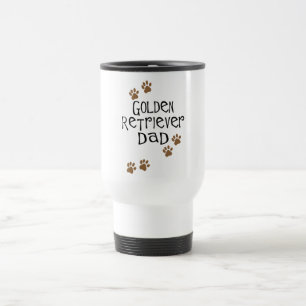 Mug De Voyage Papa de golden retriever