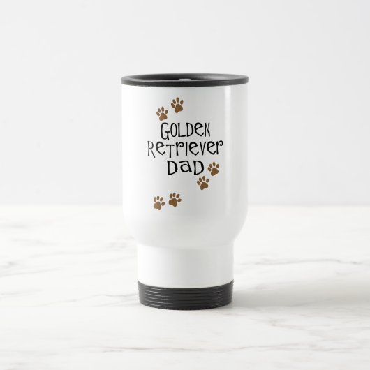 Mug De Voyage Papa de golden retriever (Centre)