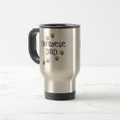 Mug De Voyage Papa de Havanese (Devant gauche)
