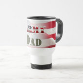 Mug De Voyage Papa de l'armée (Devant droit)