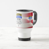 Mug De Voyage Papa de l'armée (Devant droit)