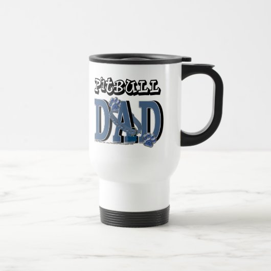Mug De Voyage PAPA de Pitbull (Droite)