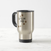Mug De Voyage Papa de Sheltie (Devant gauche)