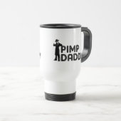 Mug De Voyage Papa de souteneur (Devant droit)