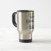 Mug De Voyage Papa de super héros (Devant gauche)