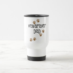 Mug De Voyage Papa de Weimaraner