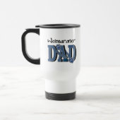 Mug De Voyage PAPA de Weimaraner (Gauche)