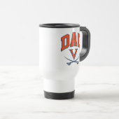 Mug De Voyage Papa des Cavaliers de Virginie (Devant droit)