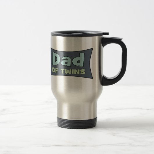 Mug De Voyage Papa des jumeaux (Droit)