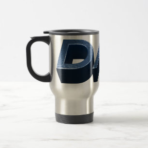 Mug De Voyage Papa en acier bleu