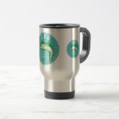 Mug De Voyage Papa est mon compagnon de pêche (Devant droit)