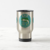 Mug De Voyage Papa est mon compagnon de pêche (Centre)