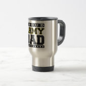 Mug De Voyage Papa fier d'armée (Devant droit)