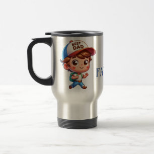 Mug De Voyage papa, l'amour du père, meilleur papa