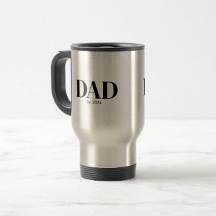 Mug De Voyage Papa Moderne Établis