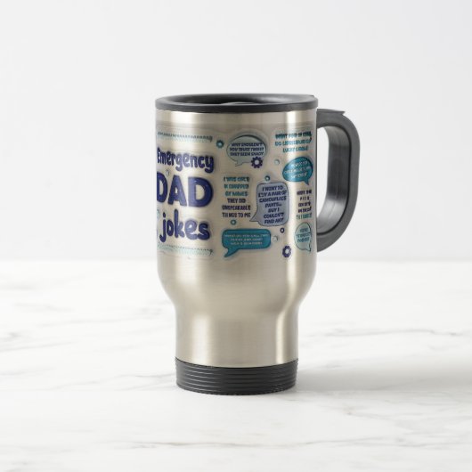Mug De Voyage Papa plaisante (Devant droit)