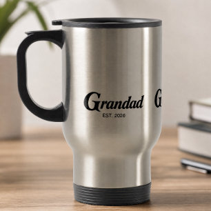 Mug De Voyage Papi a fondé un nouveau cadeau de grand-père