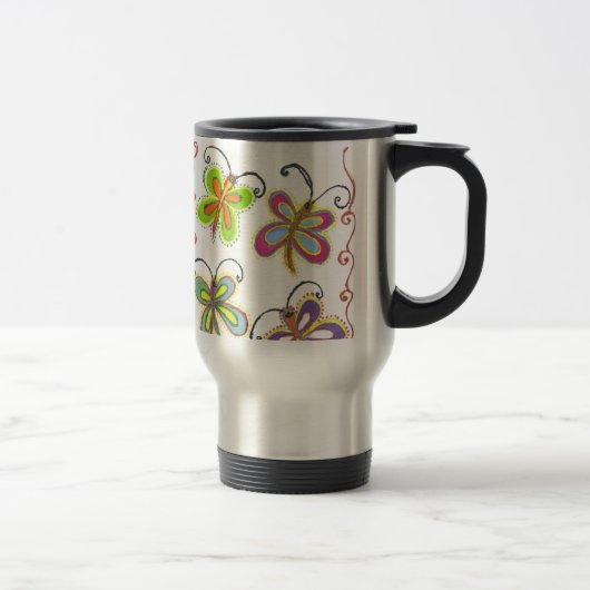 Mug De Voyage Papillon (Droit)