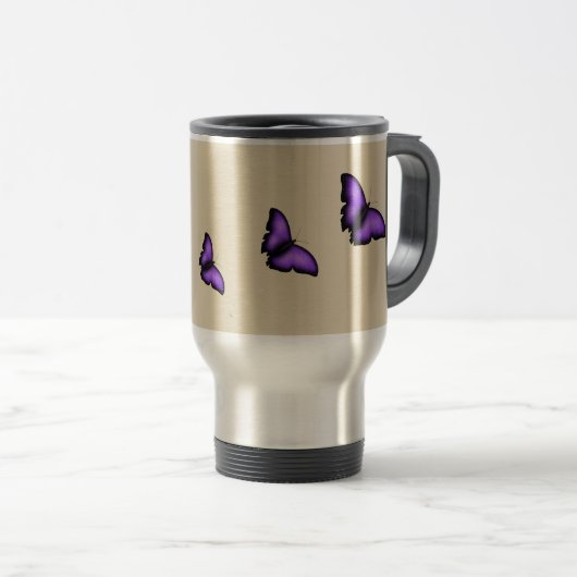 Mug De Voyage Papillon (Devant droit)