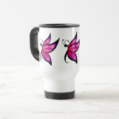 Mug De Voyage Papillon Abstrait (Devant gauche)