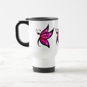 Mug De Voyage Papillon Abstrait (Gauche)