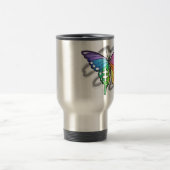 Mug De Voyage Papillon arc-en-ciel (Centre)