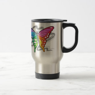 Mug De Voyage Papillon arc-en-ciel